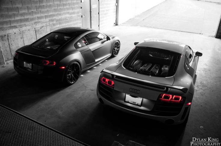 AUDI R8 SPEEDY SATIN BLACK